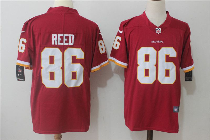 Men Washington Redskins #86 Reed Red Nike Vapor Untouchable Limited NFL Jerseys